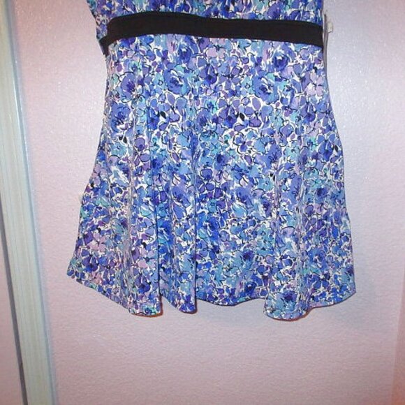 NWT Fit 4 U Thigh MINIMIZER Swim Dress Size 26W ONE PIECE Airbrush Floral BEACH - Picture 3 of 12